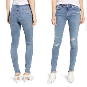 Agolde Sophie Hi Rise Distressed Skinny Jean Size 26